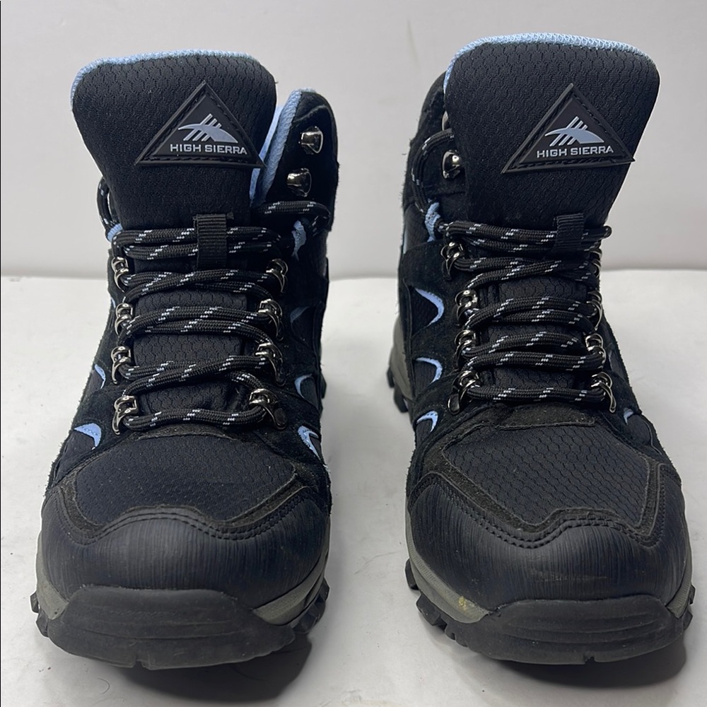 High Sierra Black and Blue Athletic Shoes with Durable Sole